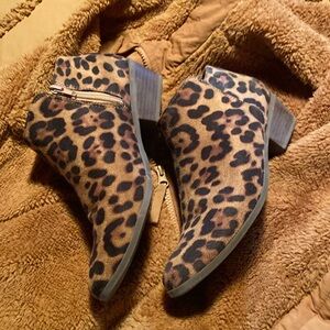 Leopard Ankle Booties